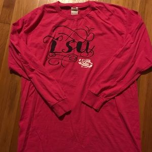 pink long sleeve lsu shirt